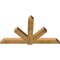 Ekena Millwork Kennewick Rough Sawn Timber Gable Bracket, Western Red Cedar, 72"W x 42"H x 4"D x 6"F, 14/12 Pitch GBW072X42X0406KEN00RWR - alternate 4
